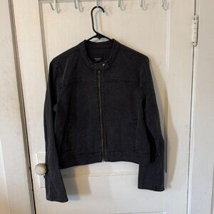 Women's Modern Supply Black "washed" jean jacket. Size Medium. New with tags.